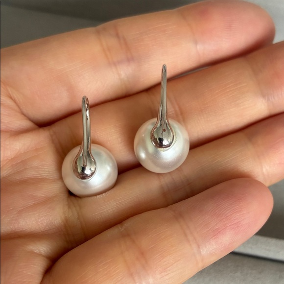 Swarovski Pearl Pure Blossom Drop Earrings - Picture 4 of 6